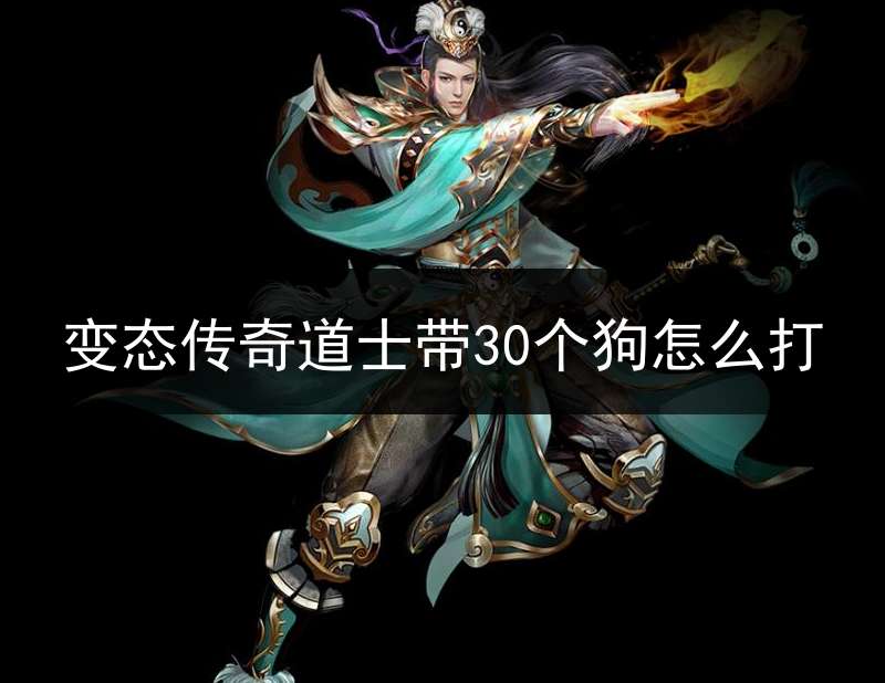 变态传奇道士带30个狗怎么打(变态传奇道士带30个狗怎么打的)
